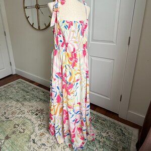 Flying Tomato Tropical Print Maxi Dress Size 3X
